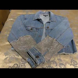 Rhinestone Denim Jacket